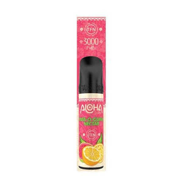 Aloha Sun Disposable | 3000 Puffs | 8mL Pass-O Guava Nectar with packaging