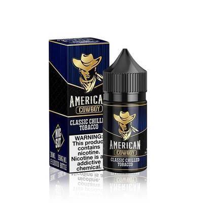 AMERICAN COWBOY | Blue 30ML eLiquid with Packaging