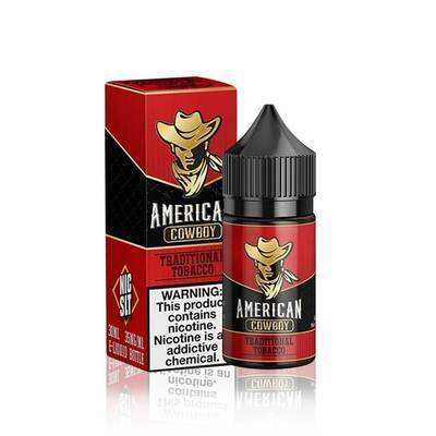 AMERICAN COWBOY | Red 30ML eLiquid with Packaging