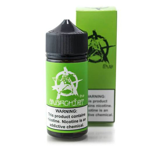 Green by Anarchist Tobacco-Free Nicotine E-Liquid 100ml with packaging