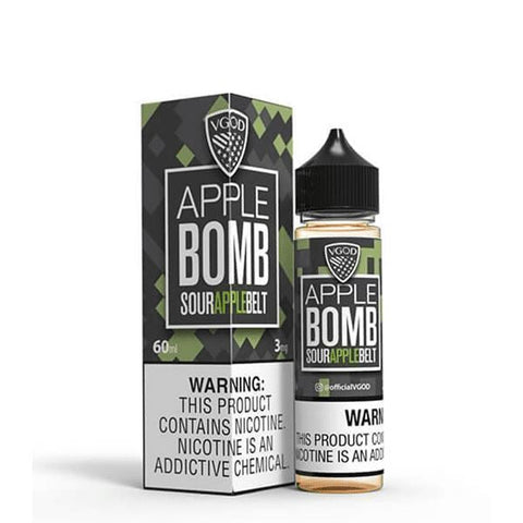 Apple Bomb by VGOD eLiquid 60mL with packaging