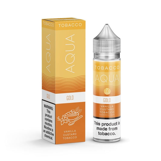 Gold by AQUA Tobacco E-Juice 60ml with Packaging