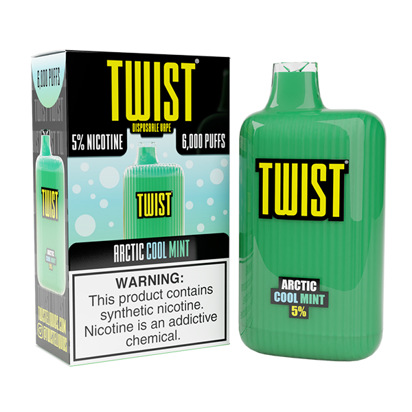 Twist Disposable 6000 | 15mL | 50mg Arctic Cool Mint