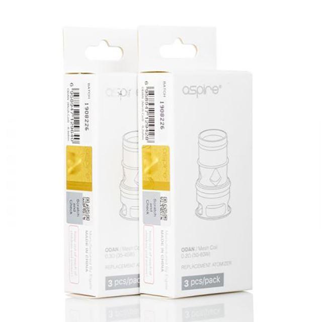 Aspire Odan Coils packaging