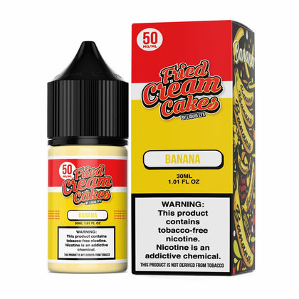 Banana Fried Cream Cakes by Liquid EFX Salts 30mL with Packaging