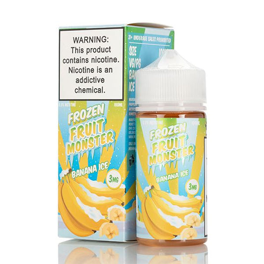 Banana Ice By Frozen Fruit Monster Series 100mL with packaging
