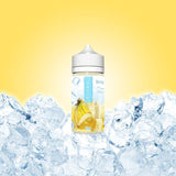 Banana ICE by Skwezed 100ml bottle with Background 