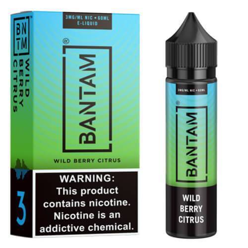 BANTAM | WILD BERRY CITRUS 60ML eLiquid with packaging