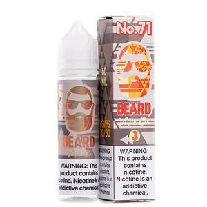 No. 71 Sweet and Sour Sugar Peach by Beard Vape Co 60ml with packaging