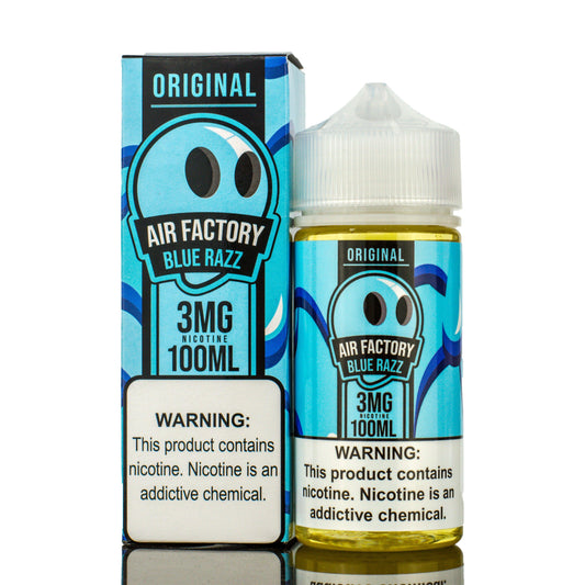 Blue Razz by Air Factory E-Liquid 100ml with Packaging