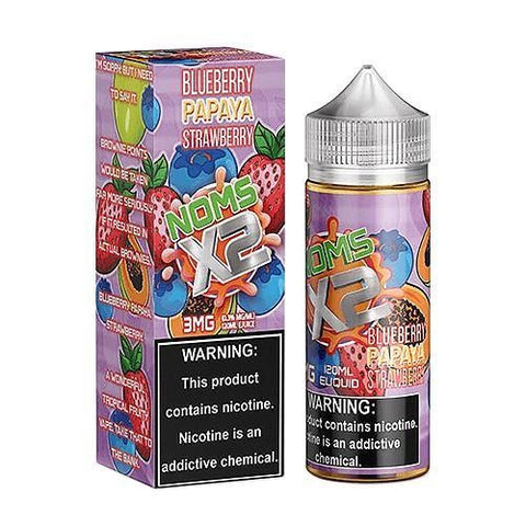 Blueberry Papaya Strawberry by NOMS X2 120ML with packaging