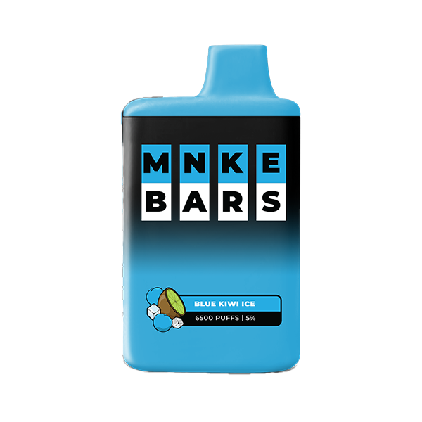 MNKE Bars Disposable | 6500 Puffs | 16mL | 50mg | Blue Kiwi Ice