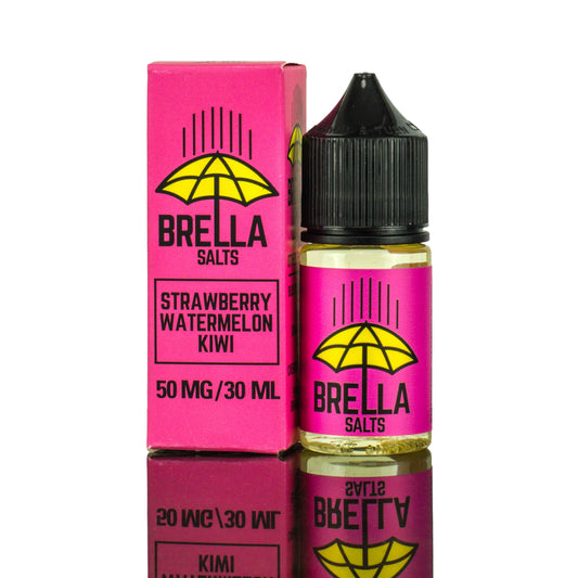 BRELLA SALTS | Strawberry Watermelon Kiwi eLiquid 30mL with packaging