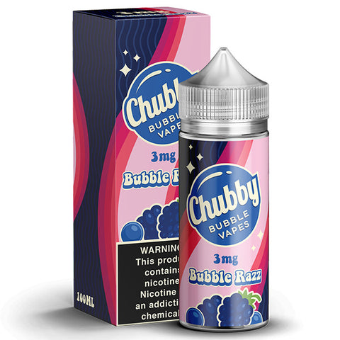 Bubble Razz by Chubby Bubble Vapes 100ml with packaging