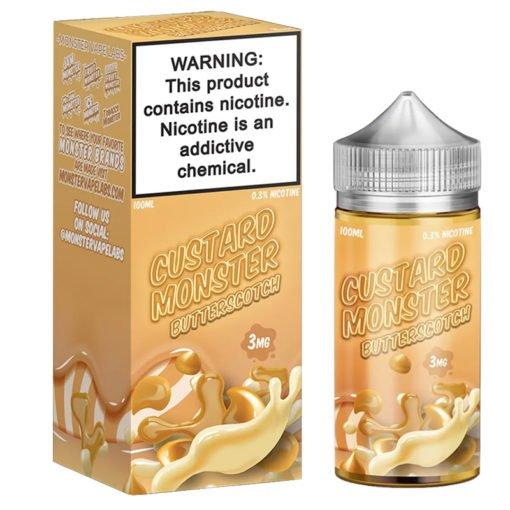 Butterscotch by Custard Monster Series 100mL with Packaging