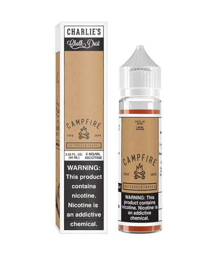 CAMPFIRE | Smores 60ML eLiquid with packaging