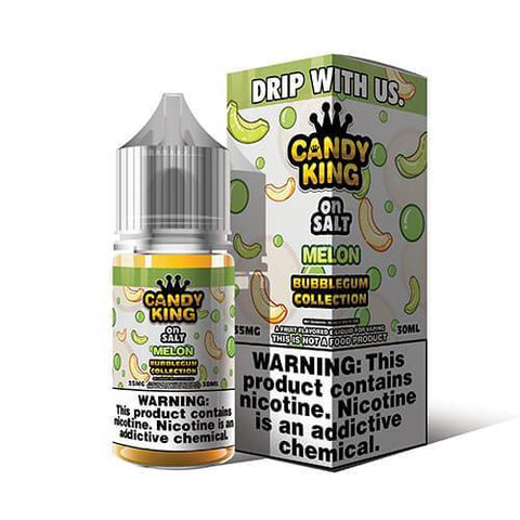 Melon by Candy King Bubblegum Salt 30ml with Packaging