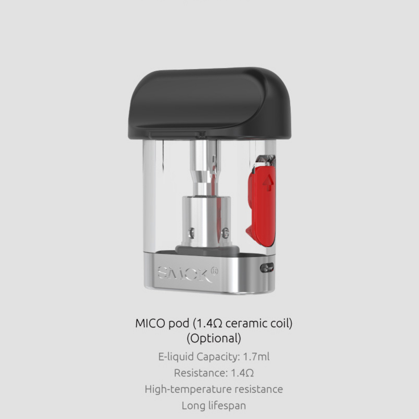 SMOK MICO Replacement Pod Cartridges (Pack of 3) MICO Pod 1.4 ohm