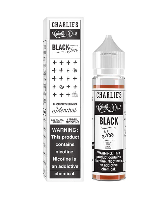 Charlie's Chalk Dust | Black Ice 60ML eLiquid with packaging