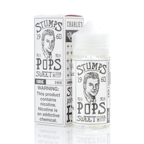 Charlie's Chalk Dust | STUMPS Pops eLiquid 100mL with Packaging