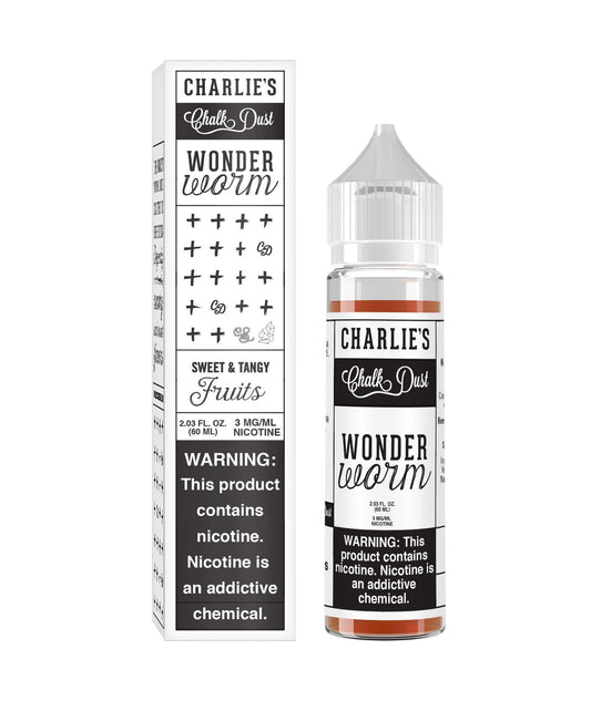 Charlie's Chalk Dust | Wonder Worm 60ML eLiquid with packaging