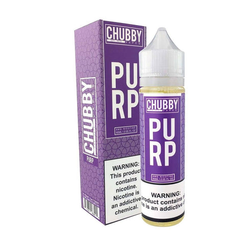Bubble Purp by Chubby Bubble Vapes 60ml with packaging