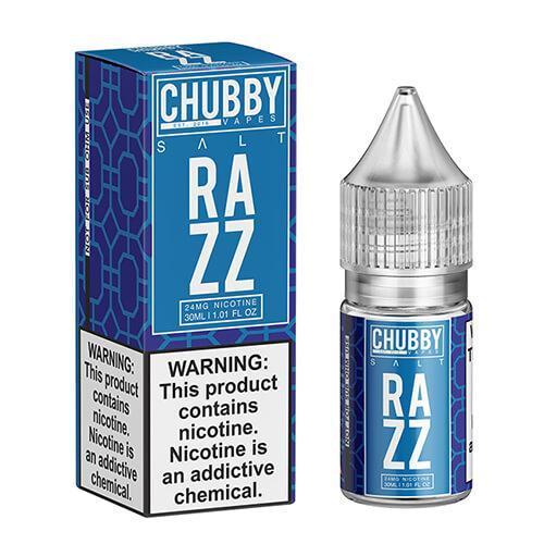 Razz Salt by Chubby Bubble Vapes Salts 30ml with packaging