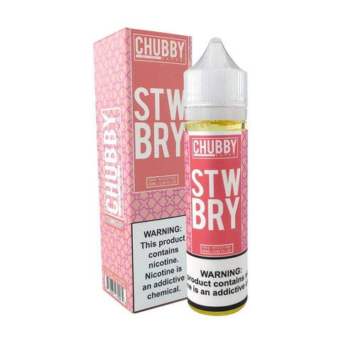 Bubble Strawberry by Chubby Bubble Vapes 60ml with packaging
