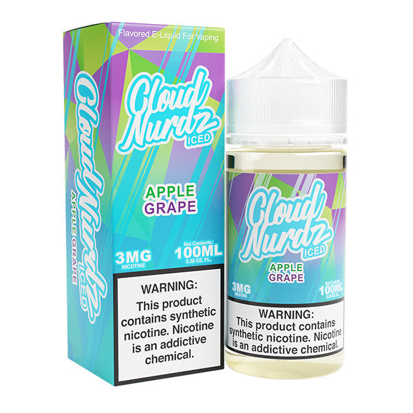 Grape Apple Iced by Cloud Nurdz TFN 100mL with packaging