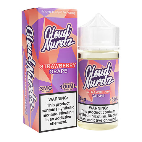 Grape Strawberry by Cloud Nurdz TFN 100mL with packaging