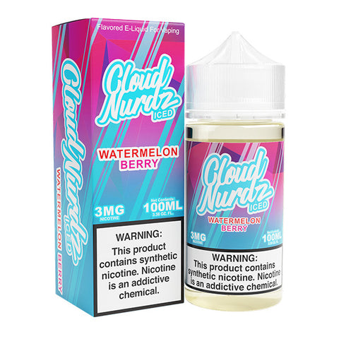 Watermelon Berry Iced by Cloud Nurdz Ice TFN 100ML with Packaging