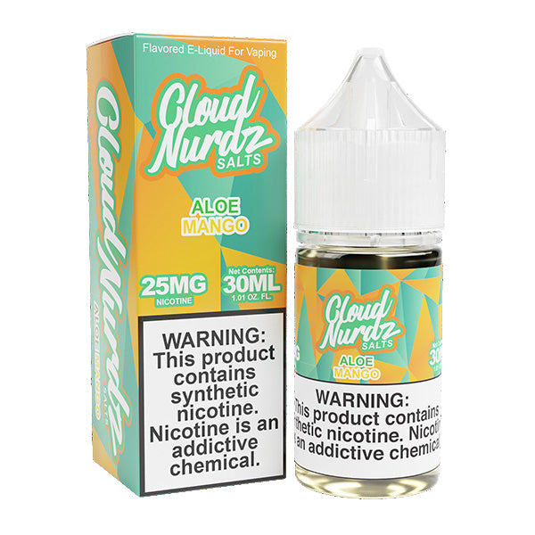 Aloe Mango by Cloud Nurdz TFN Salts 30mL with packaging