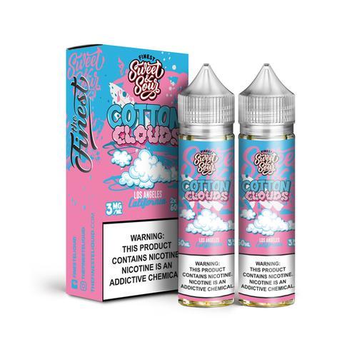 Cotton Clouds by Finest Sweet & Sour 120ml with packaging
