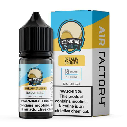 Creamy Crunch by Air Factory Salt eJuice 30mL with packaging