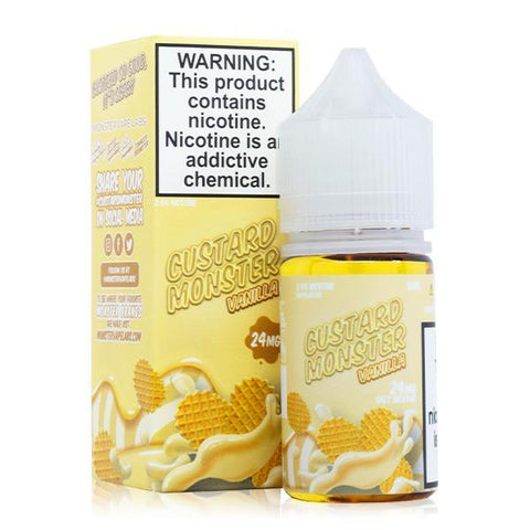 Vanilla Custard by Custard Monster Salts Series 30mL witg Packaging