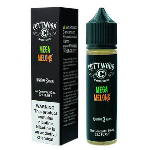 Mega Melons by Cuttwood eJuice 60mL with Packaging
