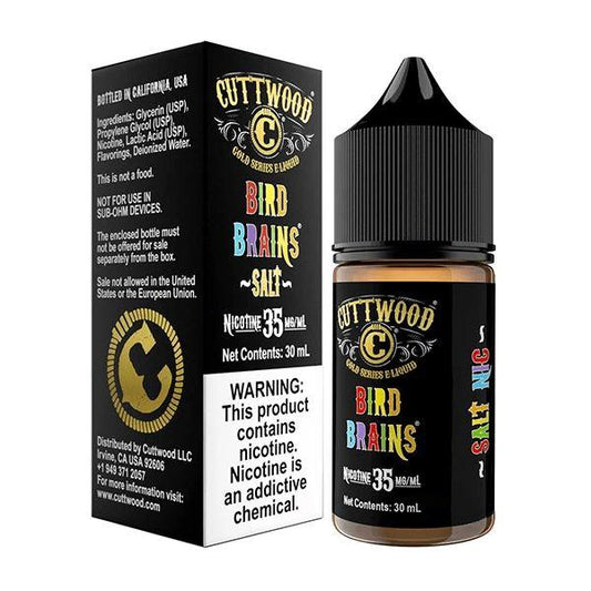 Bird Brains by Cuttwood Salt 30ml with packaging