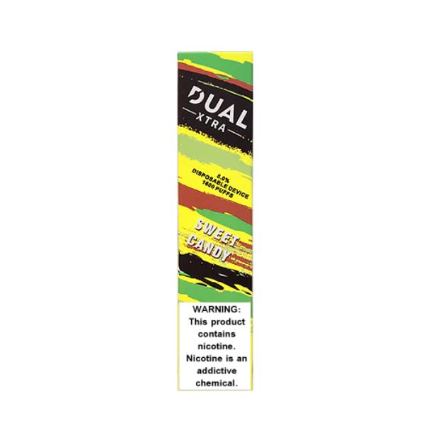 Dual Xtra Disposable | 1600 Puff Sweet Candy with Packaging