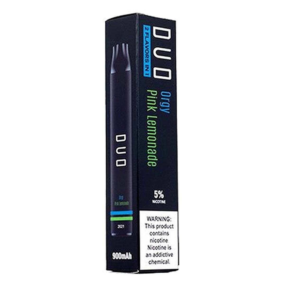 DUO Disposable Device | 1500 Puffs pink lemonade packaging