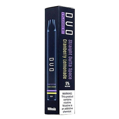 DUO Disposable Device | 1500 Puffs cranberry lemonade packaging