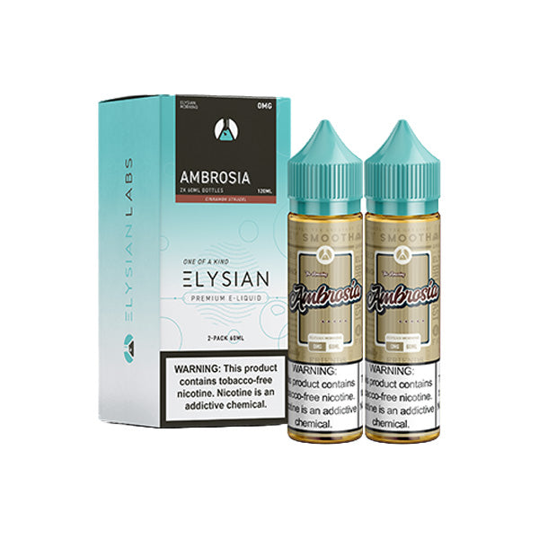 Ambrosia by Elysian Morning 120mL Series with packaging