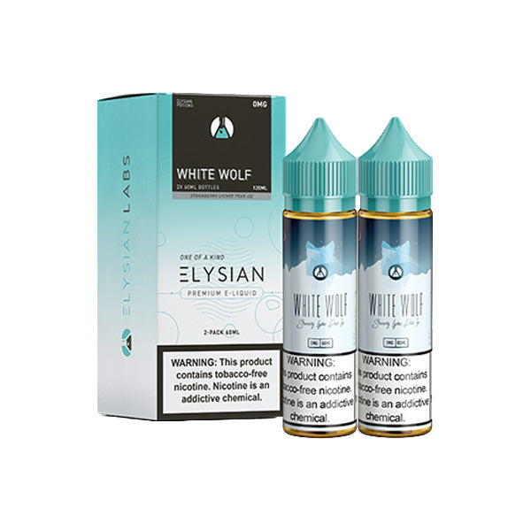 White Wolf by Elysian Potions 120mL Series with packaging