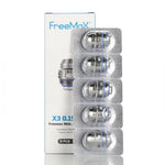 FreeMaX Maxluke 904L X Replacement Coils (5-Pack) X3 Mesh 0.15ohm 5 Pack with Packaging