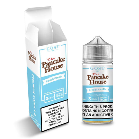 French Vanilla Stack by GOST The Pancake House Series 100mL with packaging