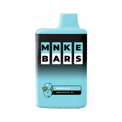 MNKE Bars Disposable | 6500 Puffs | 16mL | 50mg | Fresh Mint