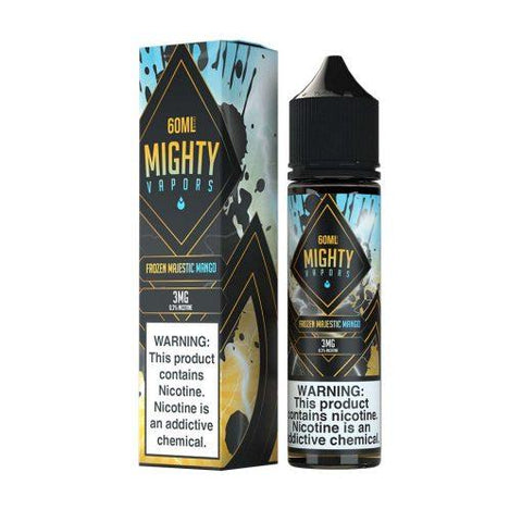 Frozen Majestic Mango by Mighty Vapors 60ml with packaging