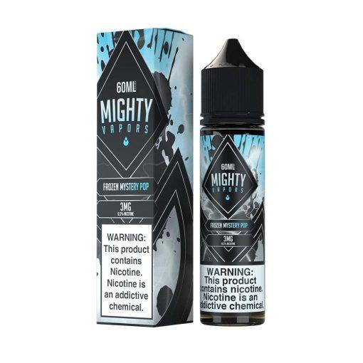 Frozen Mystery Pop by Mighty Vapors 60ml with packaging