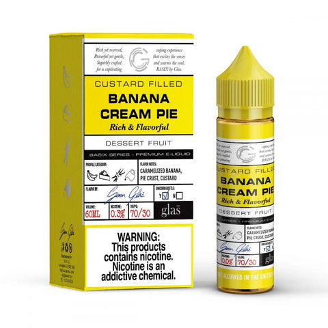 Banana Cream Pie by Glas BSX TFN 60mL with Packaging