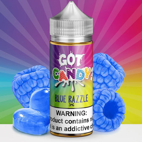 GOT CANDY | Blue Razzle 100ML eLiquid Bottle