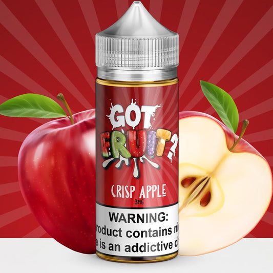 GOT FRUIT | Crisp Apple 100ML eLiquid with Packaging